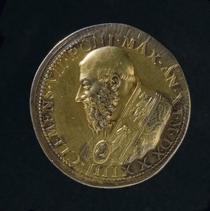 クレメンス7世の肖像メダル（1523-34）1533（ブロンズ）（詳細は108639を参照）
